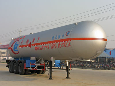 三橋12.9米液化石油氣運(yùn)輸半掛車