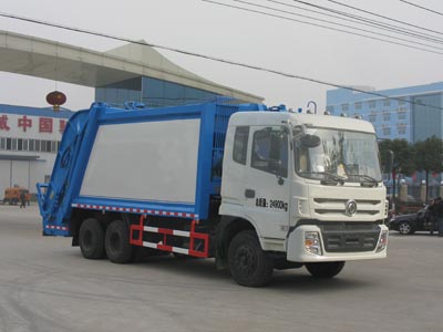 東風特商后雙橋18噸壓縮式垃圾車
