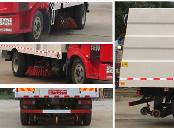 解放J6單橋洗掃車