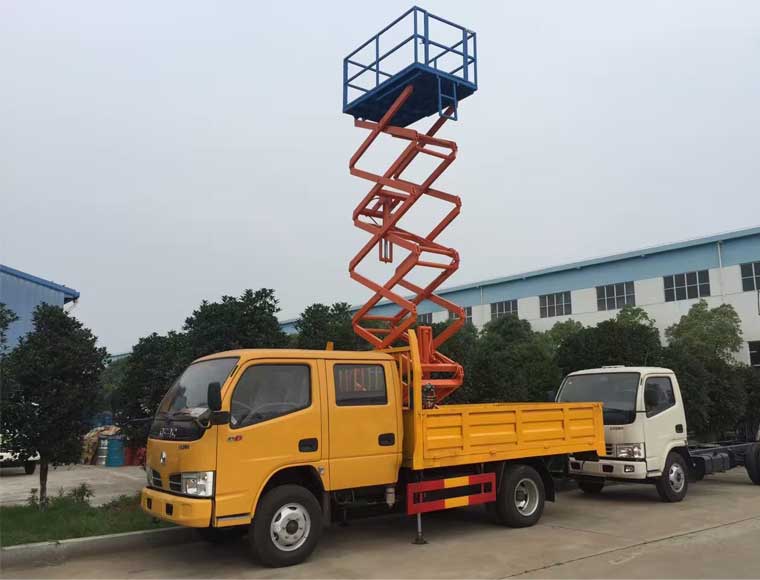 國五東風8-10米升降平臺車(藍牌)